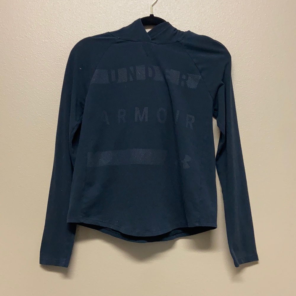 Black and Grey Under Armor Hoodie